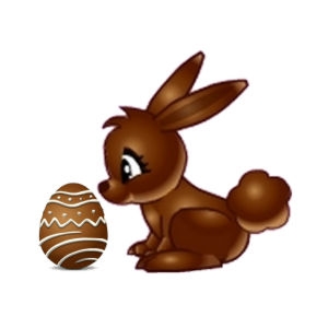 Chocolate Bunny - Egg